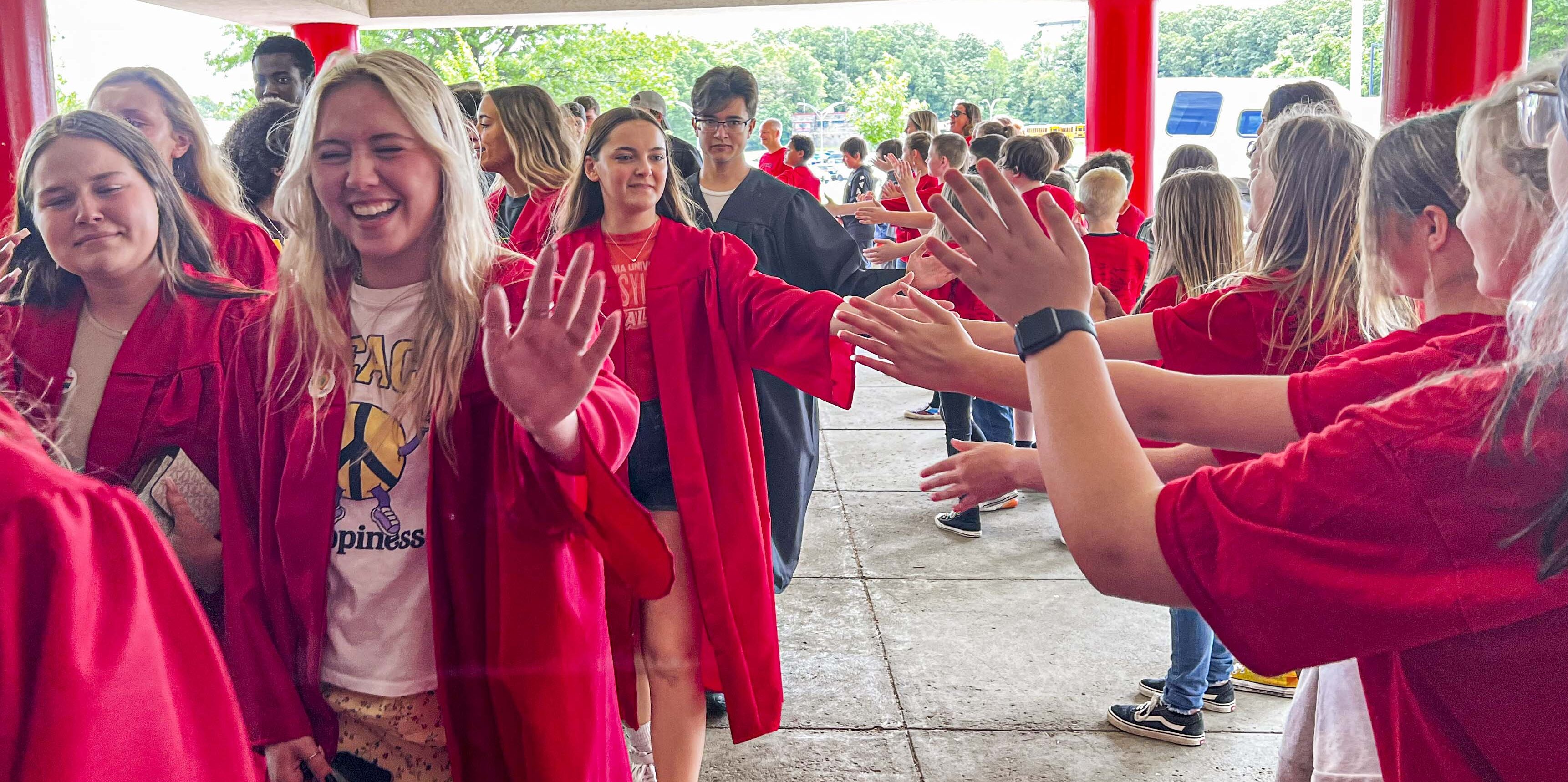 Charleroi seniors return to elementary school Mon Valley Independent