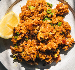 May Sum Rice Toppings This sticky rice recipe riffs on a dim sum classic - Mon Valley Independent