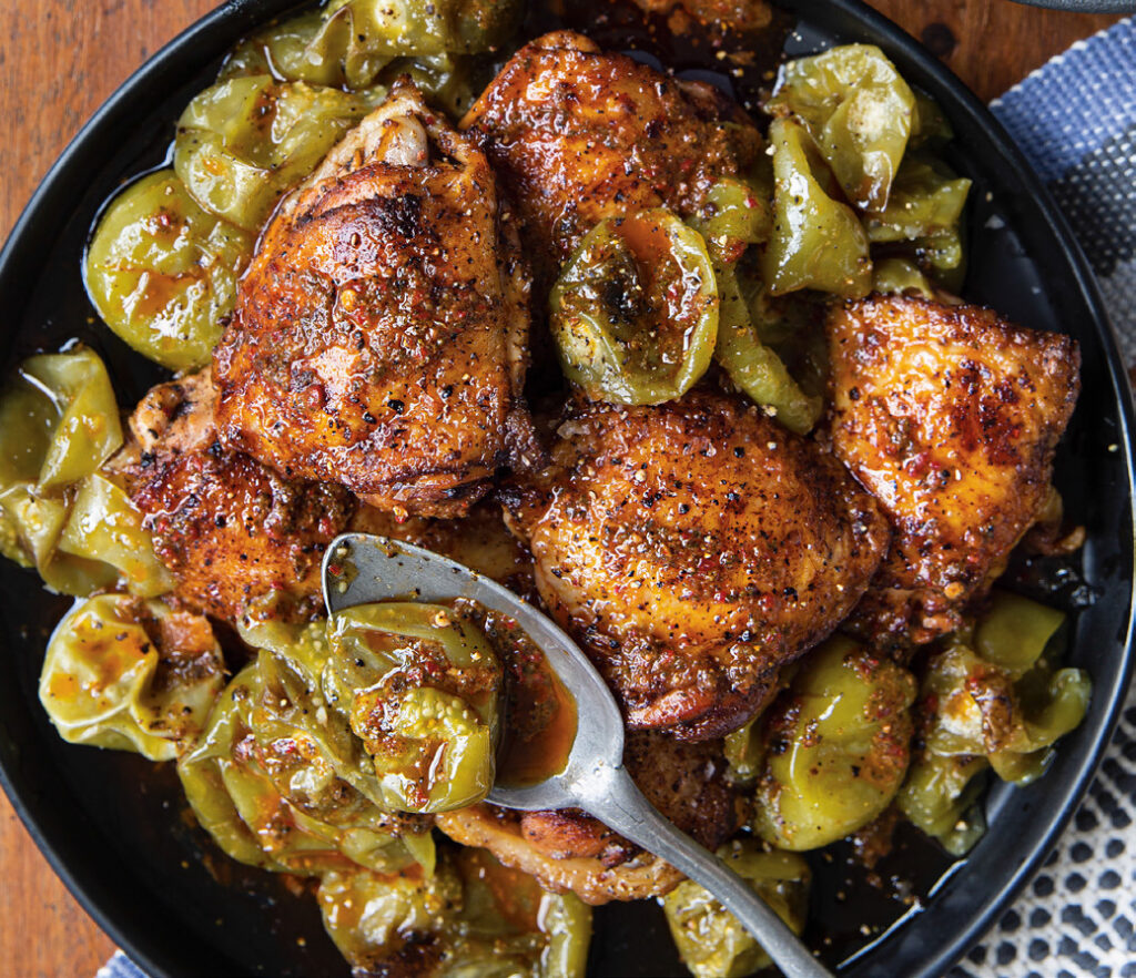 A tangy dressing flavors this Mex-Italian recipe