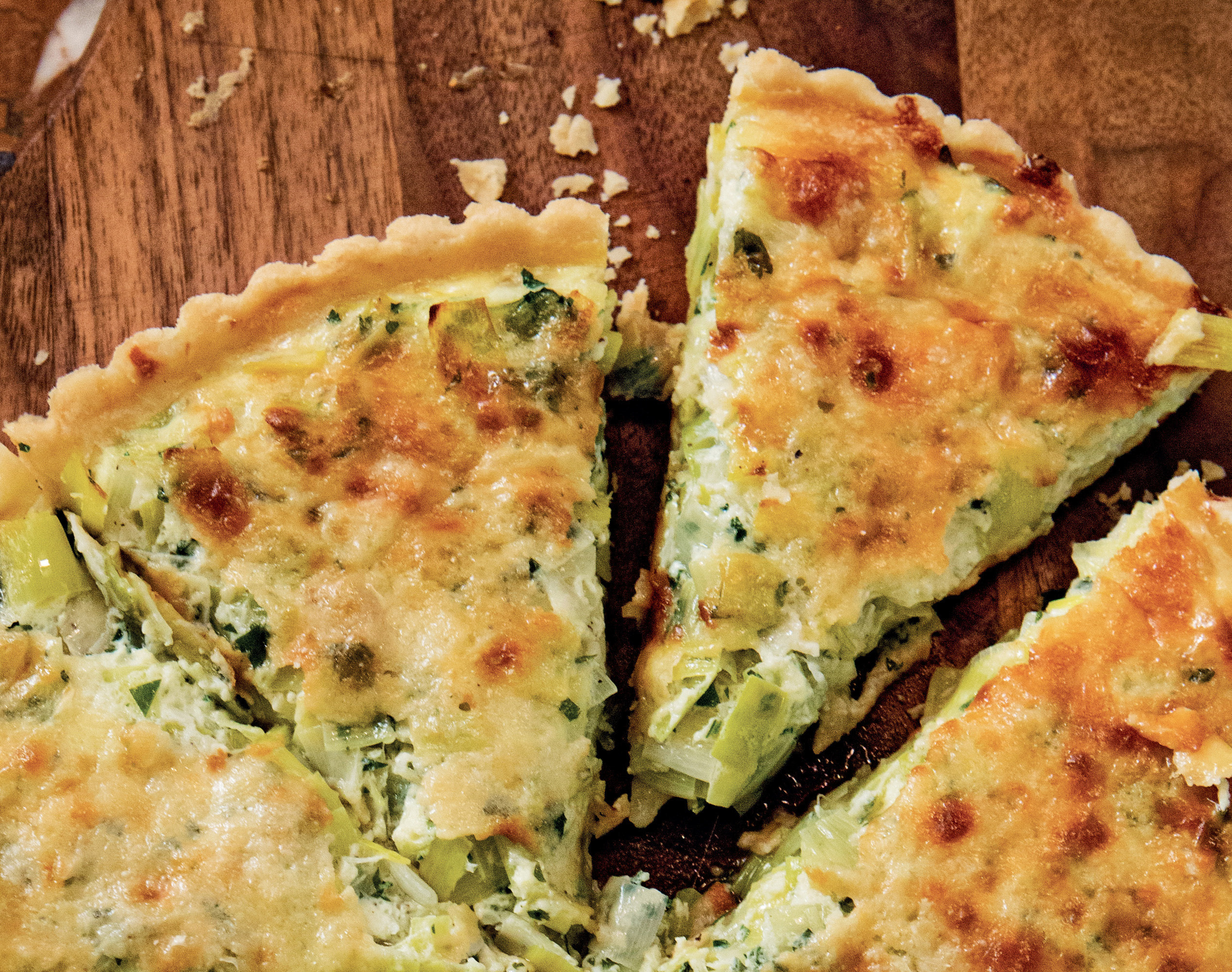 The quiche that made Michael Anthony love leeks in Paris cooking school
