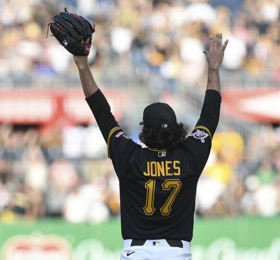 Pirates crossing fingers Jones makes next start
