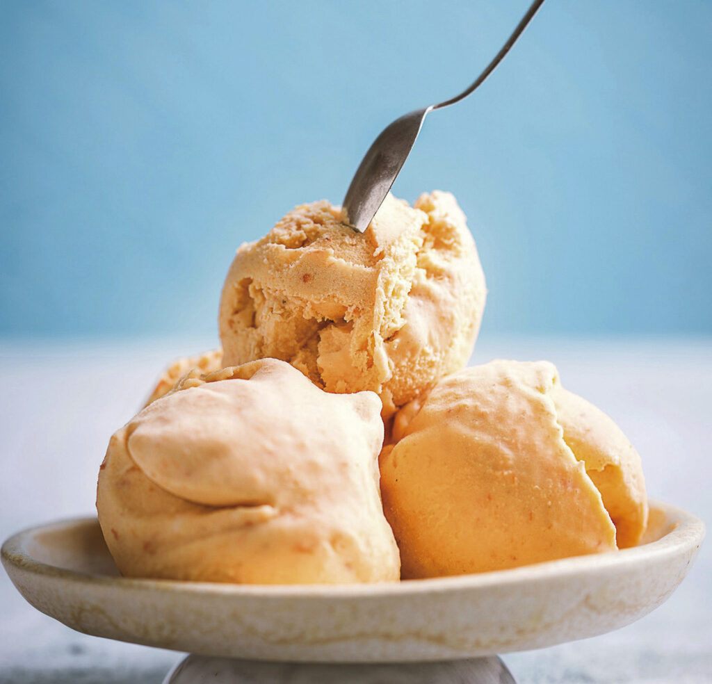 Celebrate summer with homemade peach ice cream
