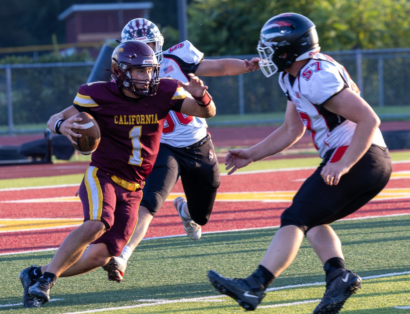Trojans' Meier accounts for 6 TDs in rout of Mohawk